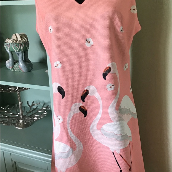 Nwt Julian Taylor Flamingo Dress Sz 2 